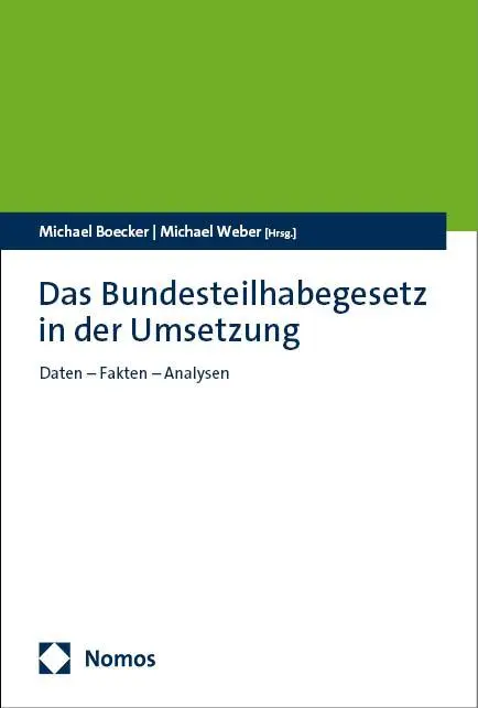 Cover: 9783756011605 | Das Bundesteilhabegesetz in der Umsetzung | Daten - Fakten - Analysen