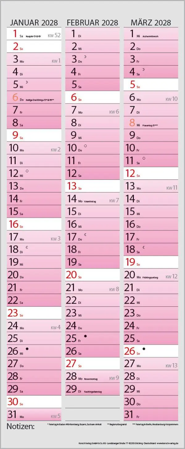 Bild: 9783819301605 | Familienplaner Farbenspiel 2027 | Verlag Korsch | Kalender | 14 S.