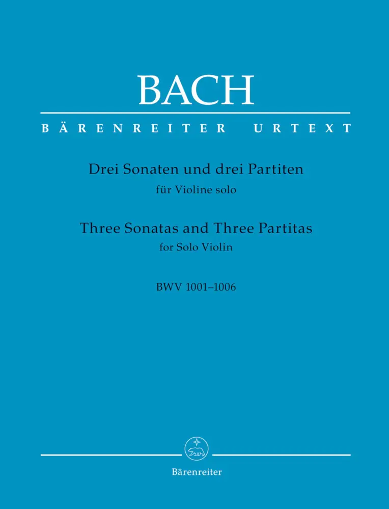 Cover: 9790006561605 | Drei Sonaten und drei Partiten für Violine solo BWV 1001-1006...
