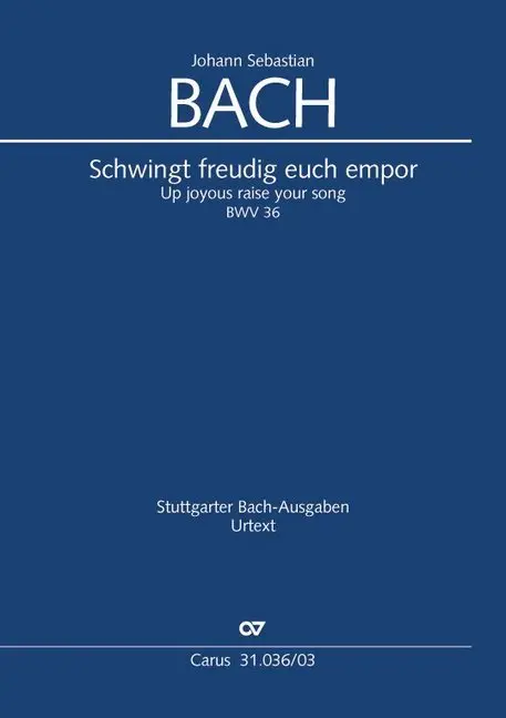 Cover: 9790007171605 | Schwingt freudig euch empor (Klavierauszug) | Johann Sebastian Bach