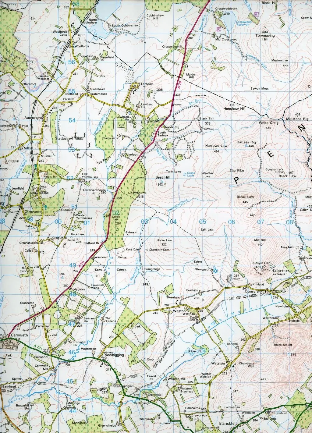Bild: 9780319261705 | Upper Clyde Valley, Biggar &amp; Lanark | Ordnance Survey | (Land-)Karte