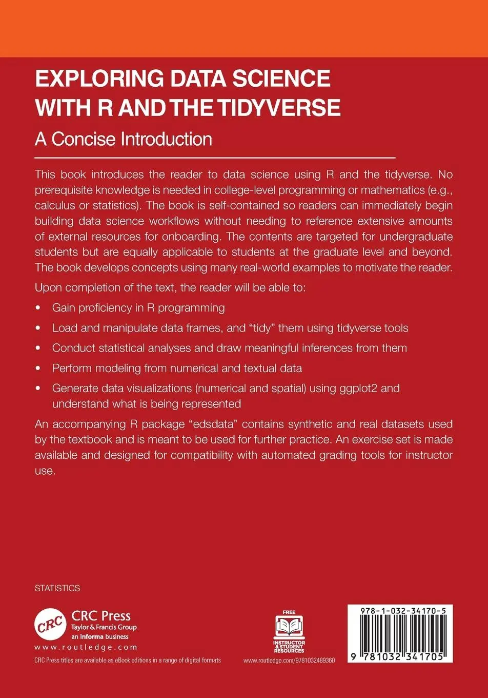 Rückseite: 9781032341705 | Exploring Data Science with R and the Tidyverse | Bonnell (u. a.)