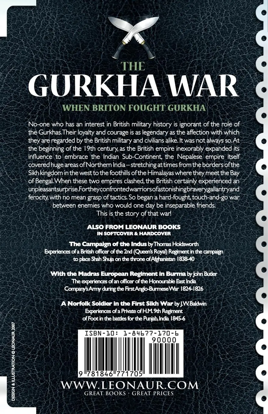 Rückseite: 9781846771705 | The Gurkha War | H. T. Prinsep | Taschenbuch | Englisch | 2007