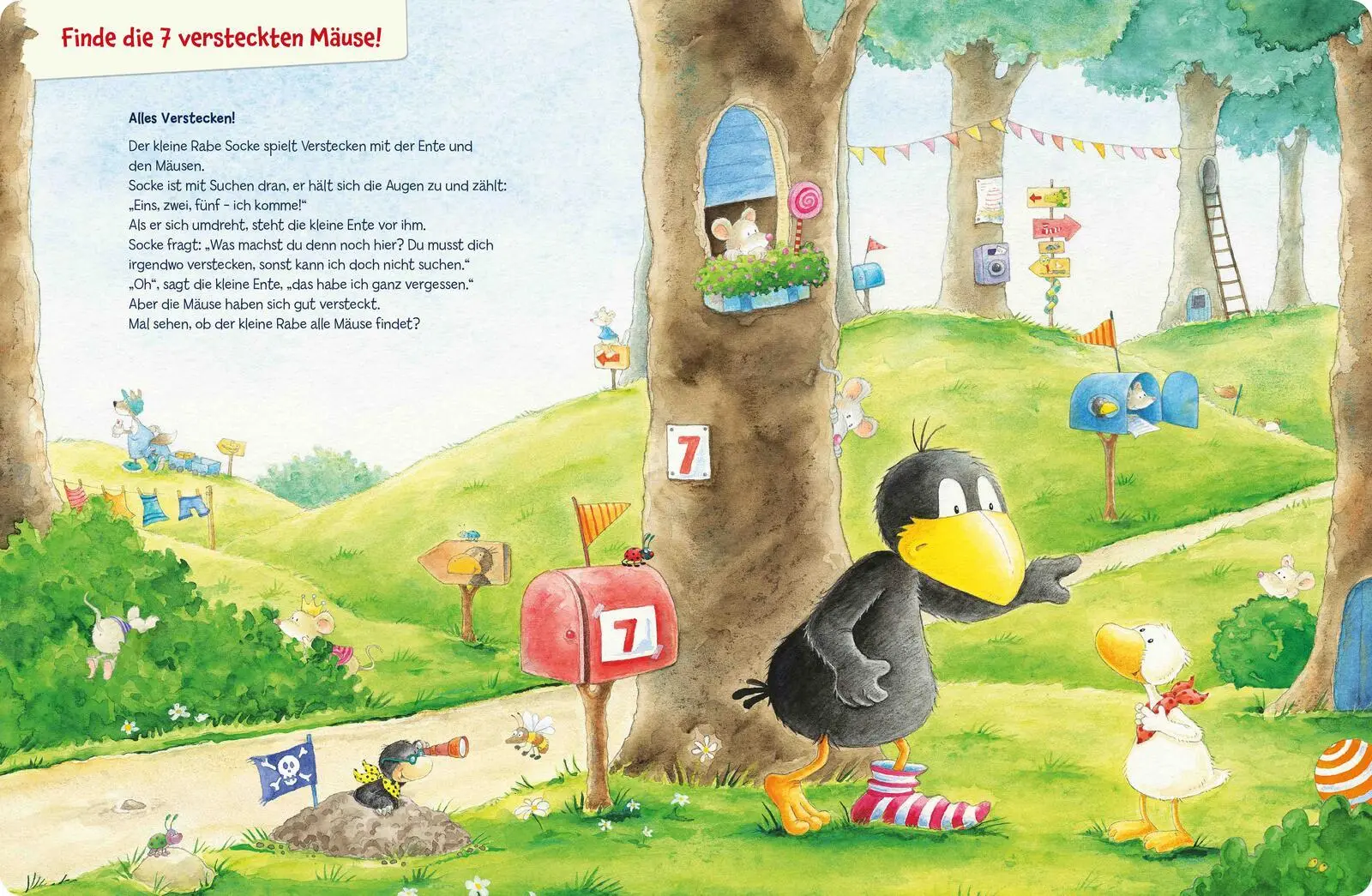 Bild: 9783480241705 | Der kleine Rabe Socke: Such mich - finde mich! | Nele Moost | Buch