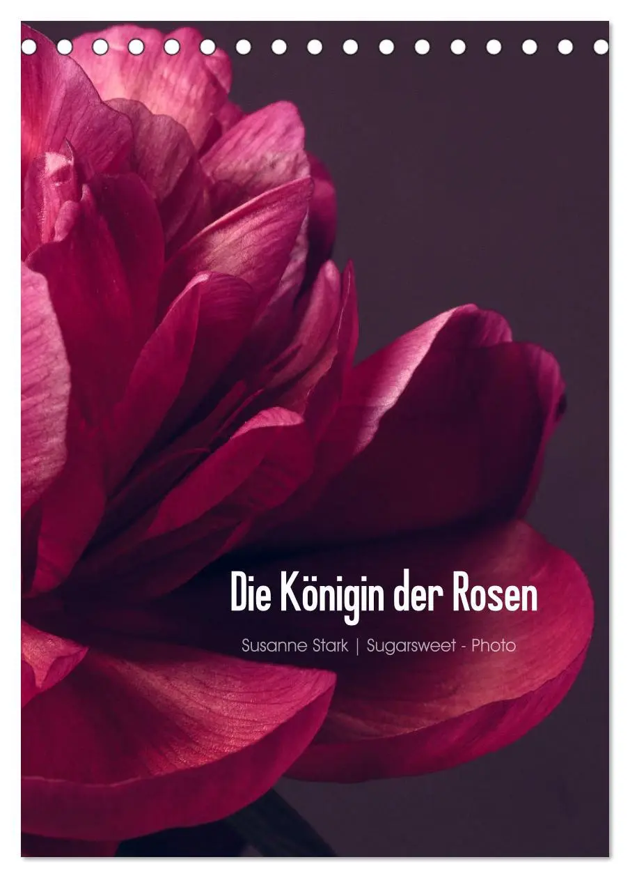 Cover: 9783516421705 | Die Königin der Rosen (Tischkalender 2026 DIN A5 hoch), CALVENDO...