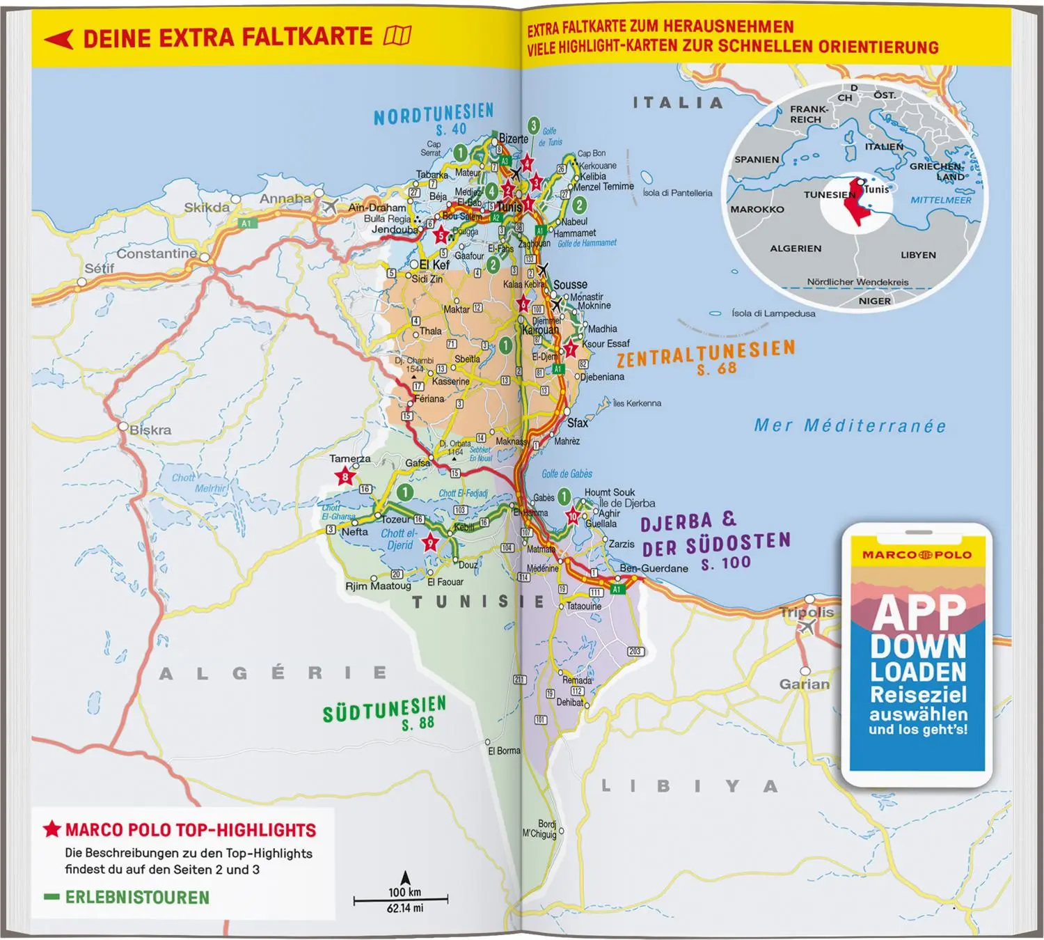 Bild: 9783829741705 | MARCO POLO Reiseführer Tunesien | Simon Kremer (u. a.) | Taschenbuch