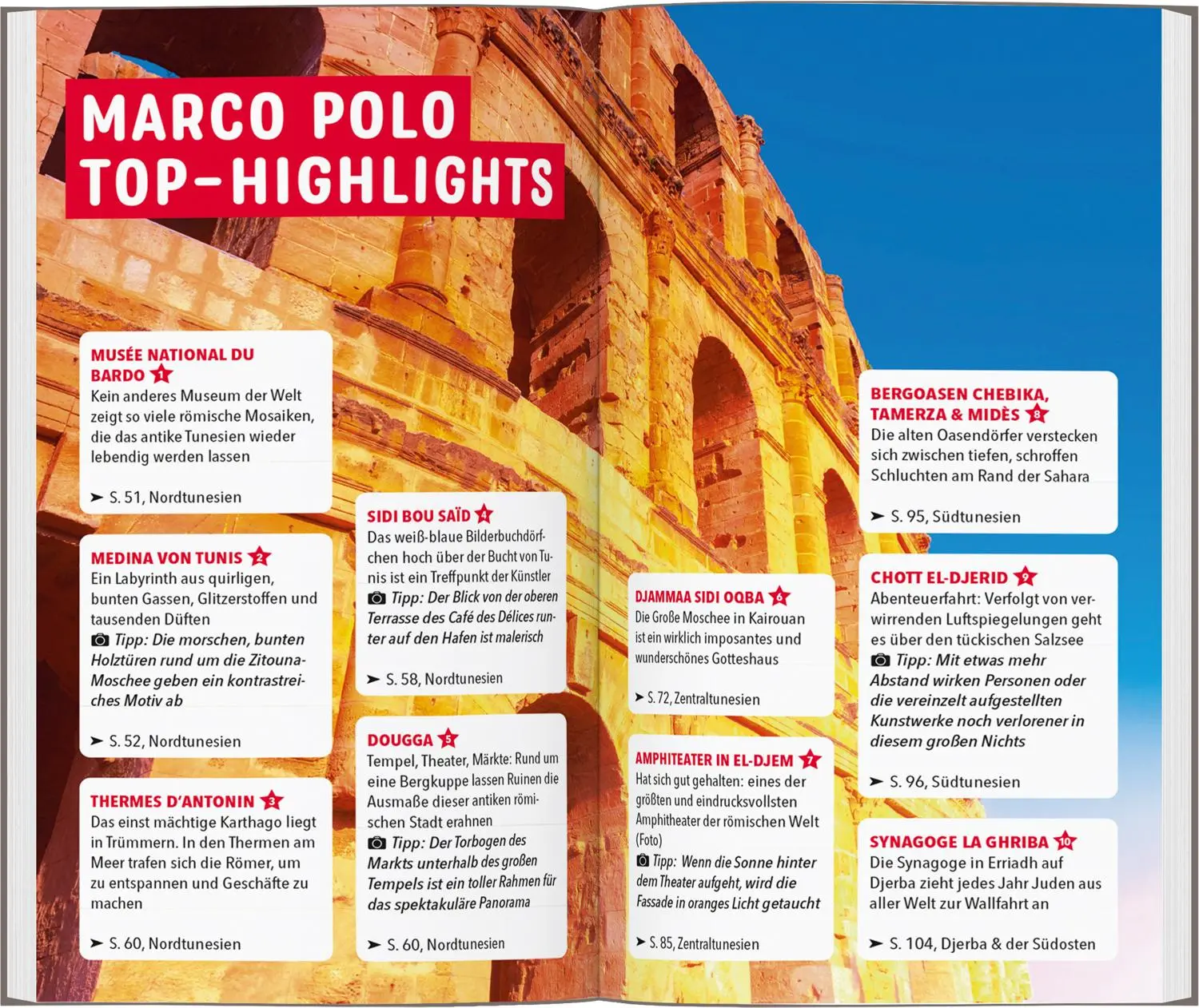 Bild: 9783829741705 | MARCO POLO Reiseführer Tunesien | Simon Kremer (u. a.) | Taschenbuch