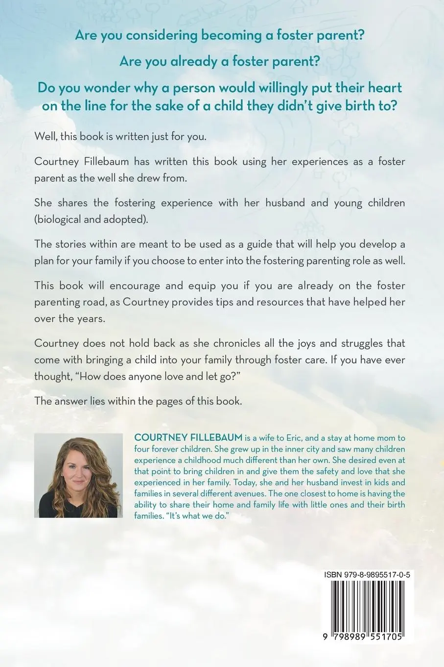 Rückseite: 9798989551705 | The Road to You | A Roadmap to Foster Care | Courtney L Fillebaum