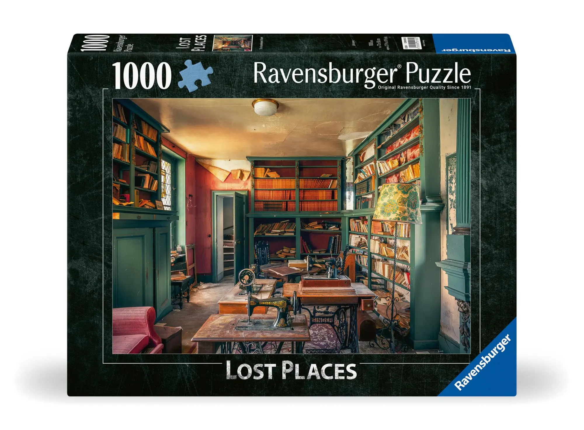 Cover: 4005555001805 | Erwachsenenpuzzle 1000 Teile - Mysterious castle library | Spiel