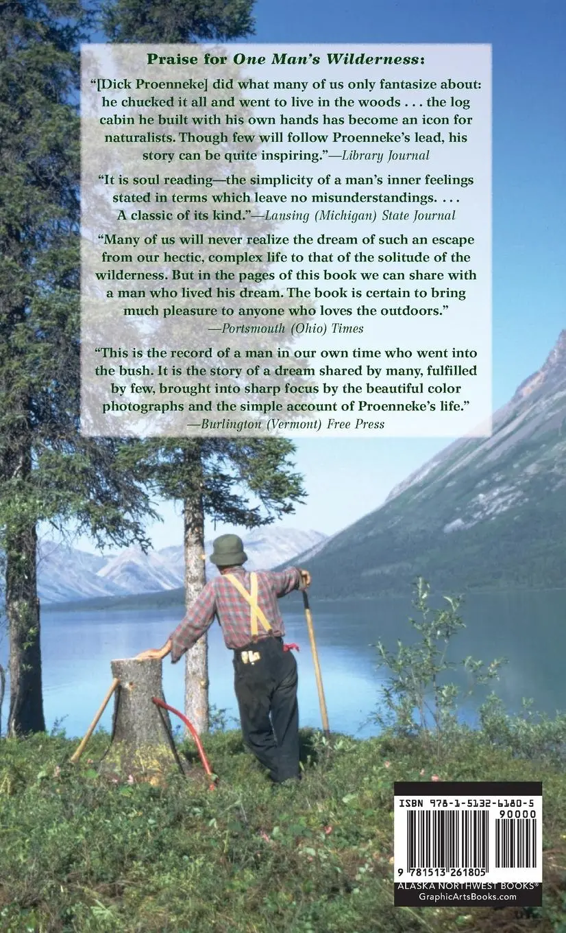 Rückseite: 9781513261805 | One Man's Wilderness, 50th Anniversary Edition | An Alaskan Odyssey