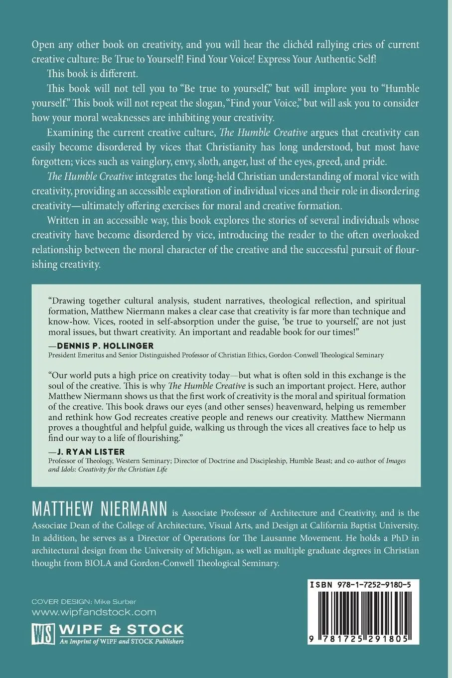 Rückseite: 9781725291805 | The Humble Creative | Matthew Niermann | Taschenbuch | Englisch | 2021
