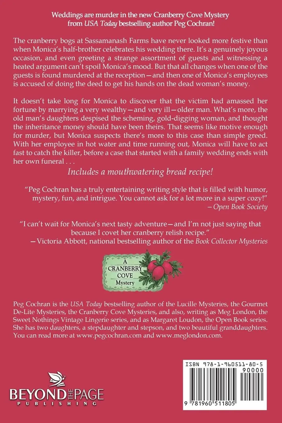 Rückseite: 9781960511805 | A Berry Suspicious Death | Peg Cochran | Taschenbuch | Englisch | 2024