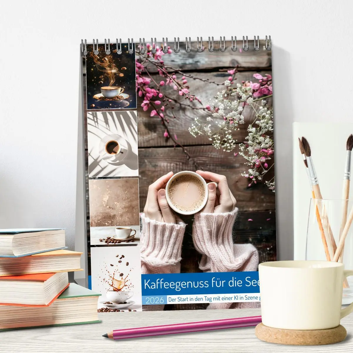 Bild: 9783516271805 | Kaffeegenuss für die Seele (Tischkalender 2026 DIN A5 hoch),...