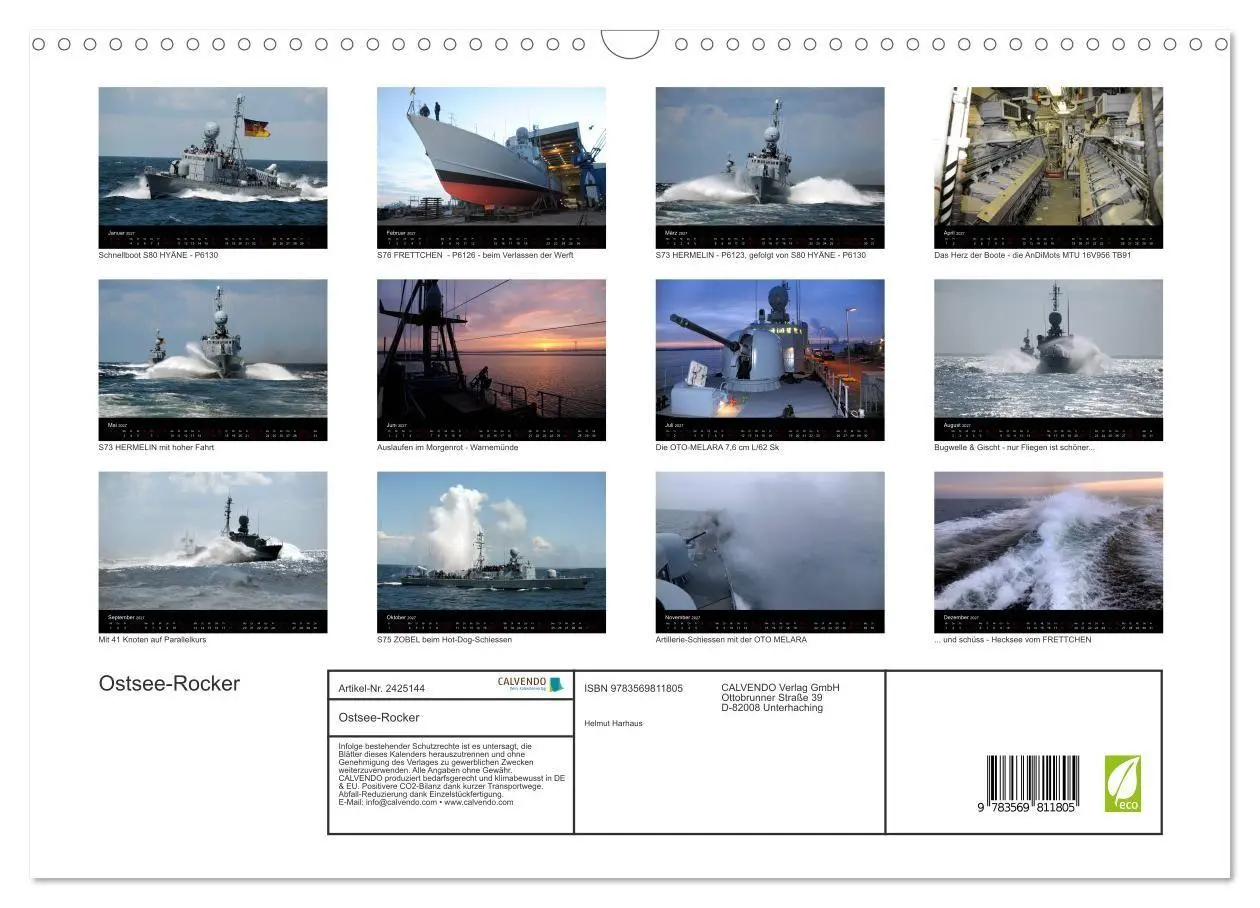 Bild: 9783569811805 | Ostsee-Rocker (Wandkalender 2027 DIN A3 quer), CALVENDO Monatskalender