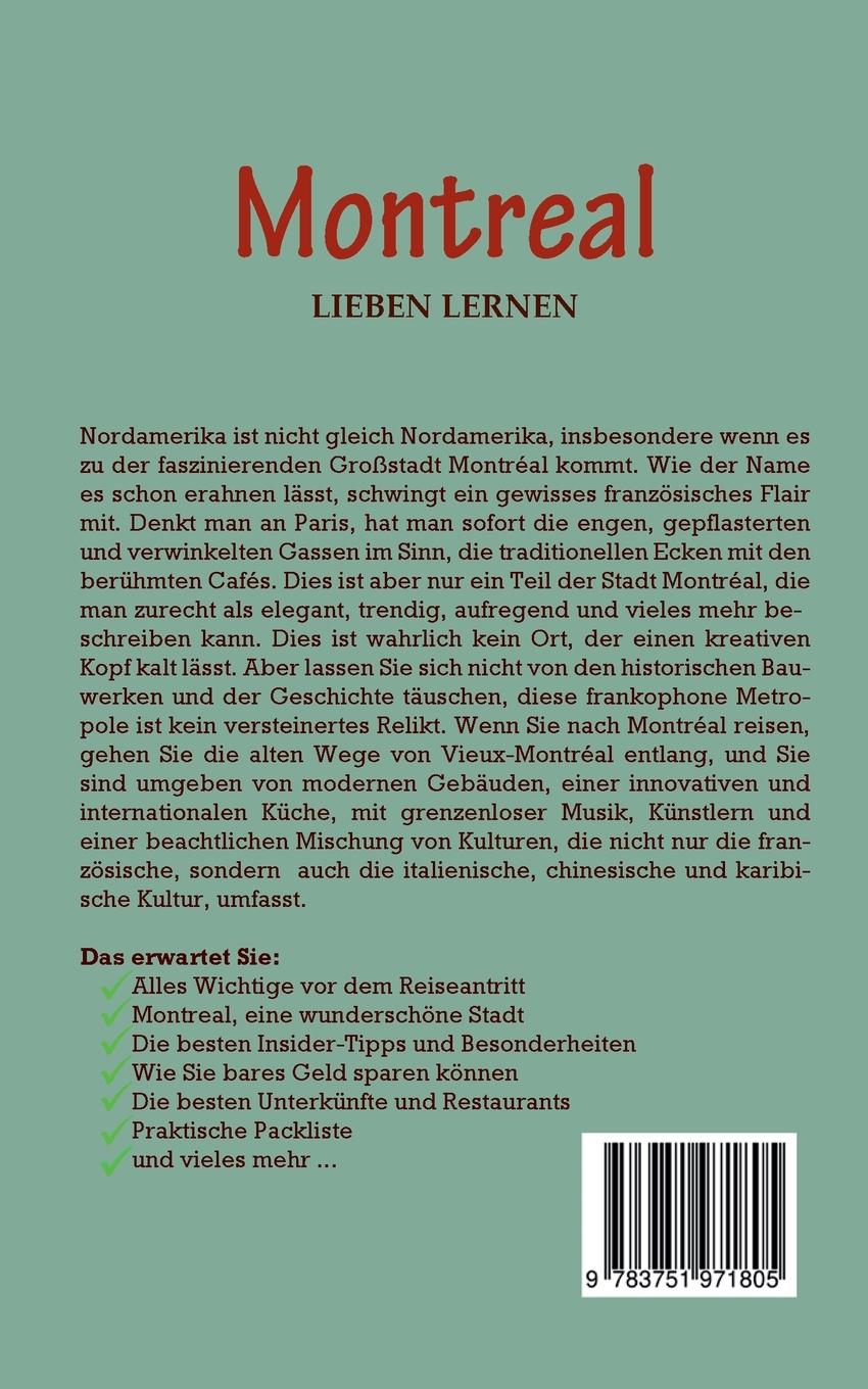 Rückseite: 9783751971805 | Montreal lieben lernen: Der perfekte Reiseführer für einen...