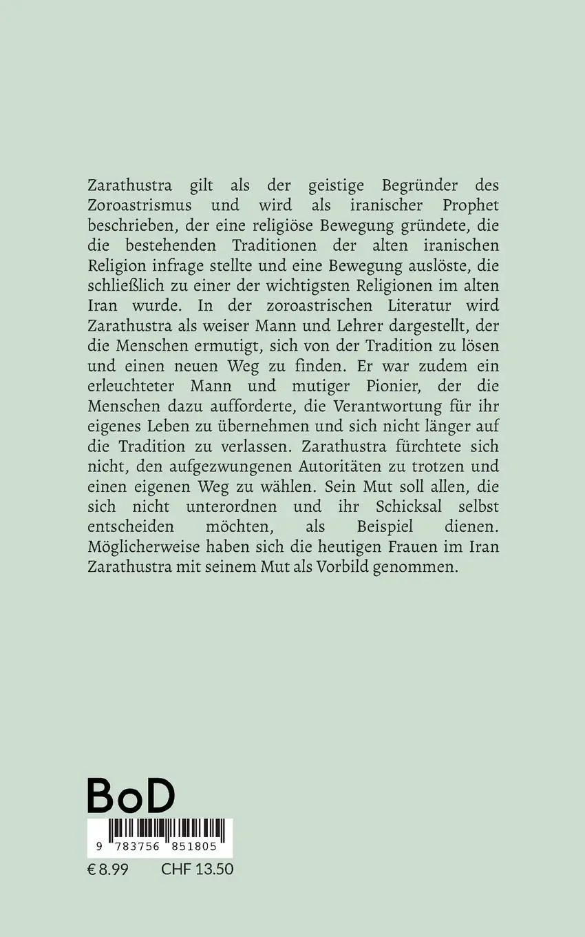 Rückseite: 9783756851805 | Zarathustra | und die heilige Schrift Zend Avesta | Clarke | Buch