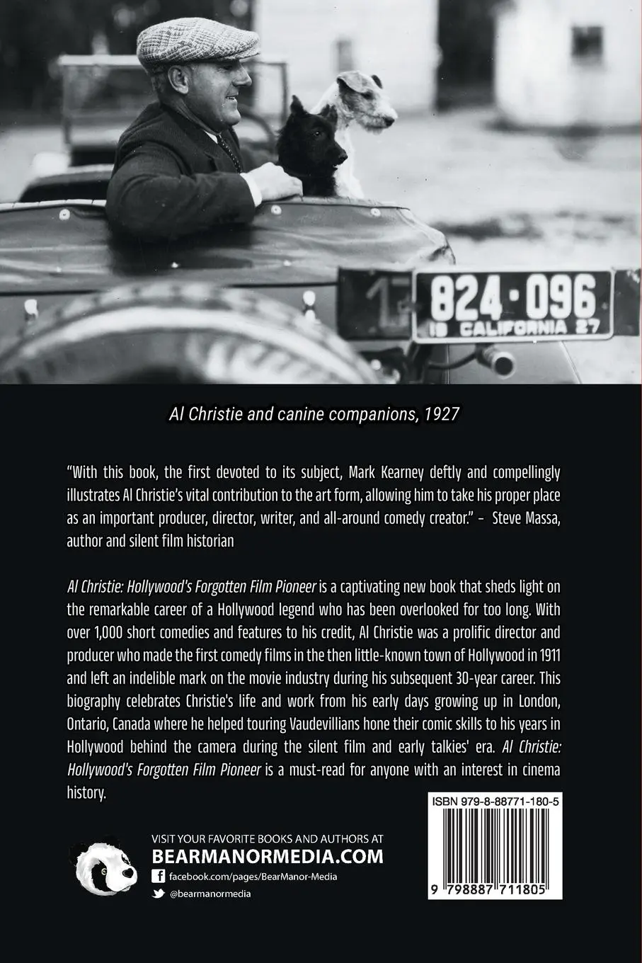 Rückseite: 9798887711805 | Al Christie | Hollywood's Forgotten Film Pioneer | Mark Kearney | Buch