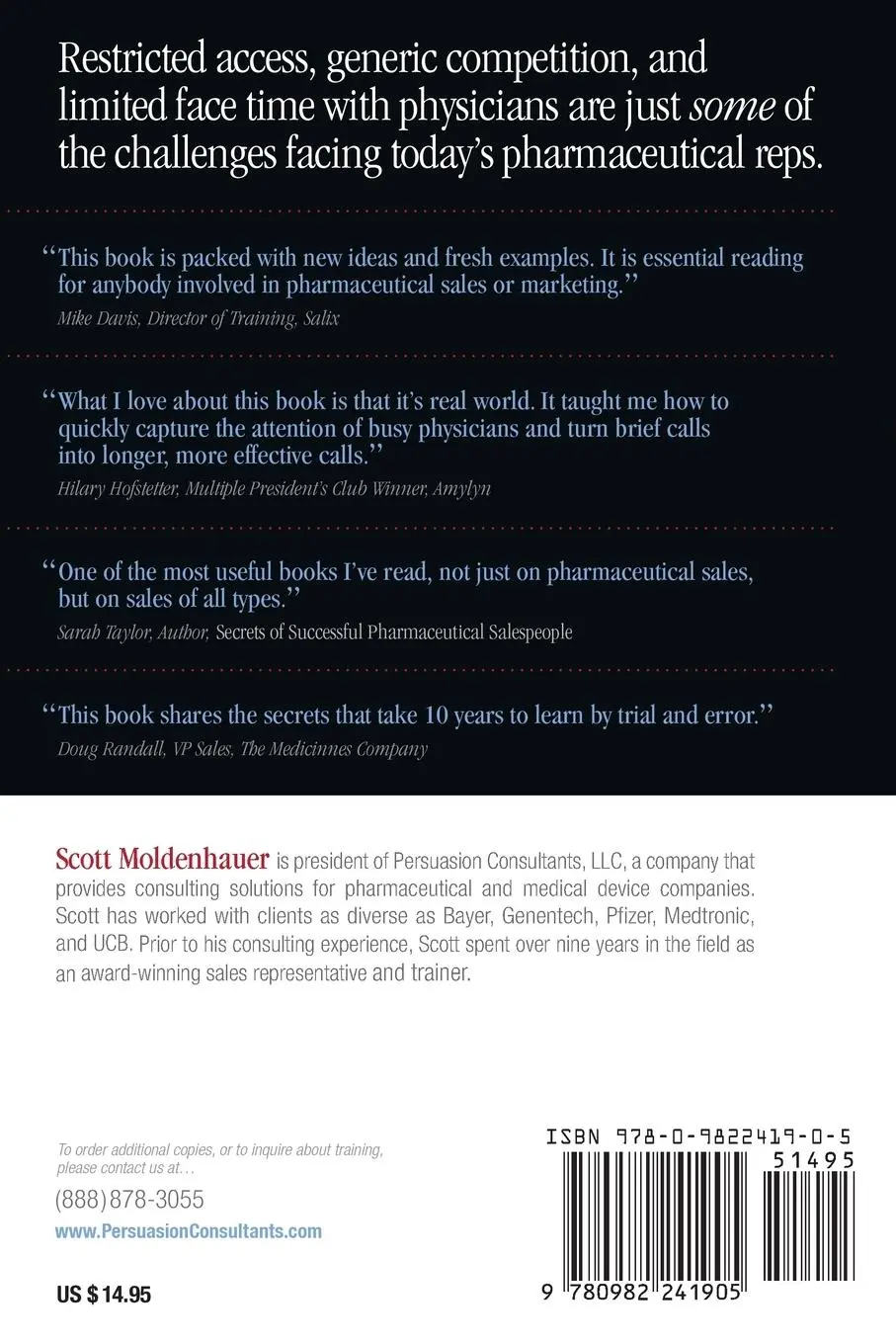 Rückseite: 9780982241905 | Pharmaceutical Sales Revolution | Scott Moldenhauer | Taschenbuch