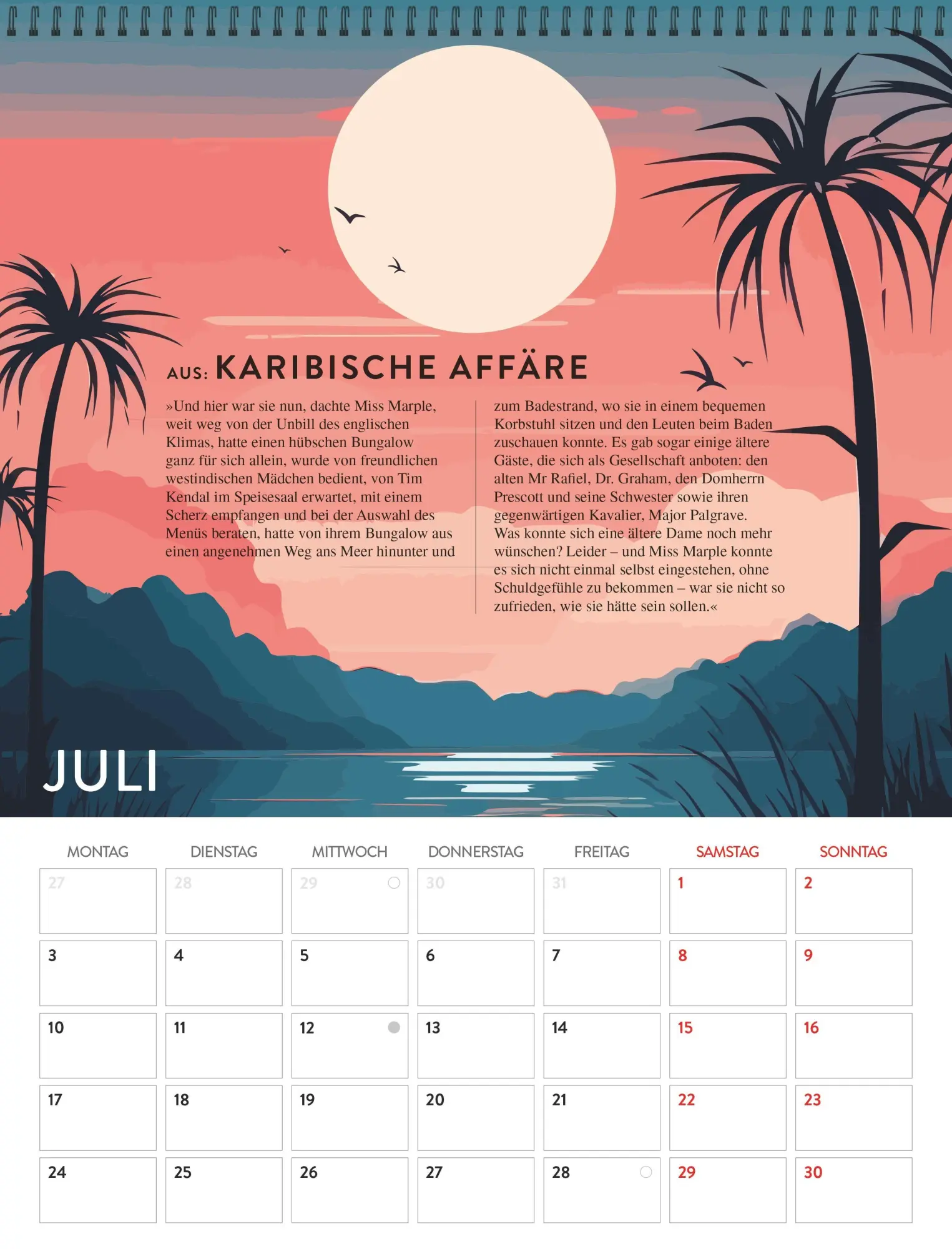 Bild: 9783455021905 | Agatha Christie Kalender 2027 | Agatha Christie | Kalender | 15 S.