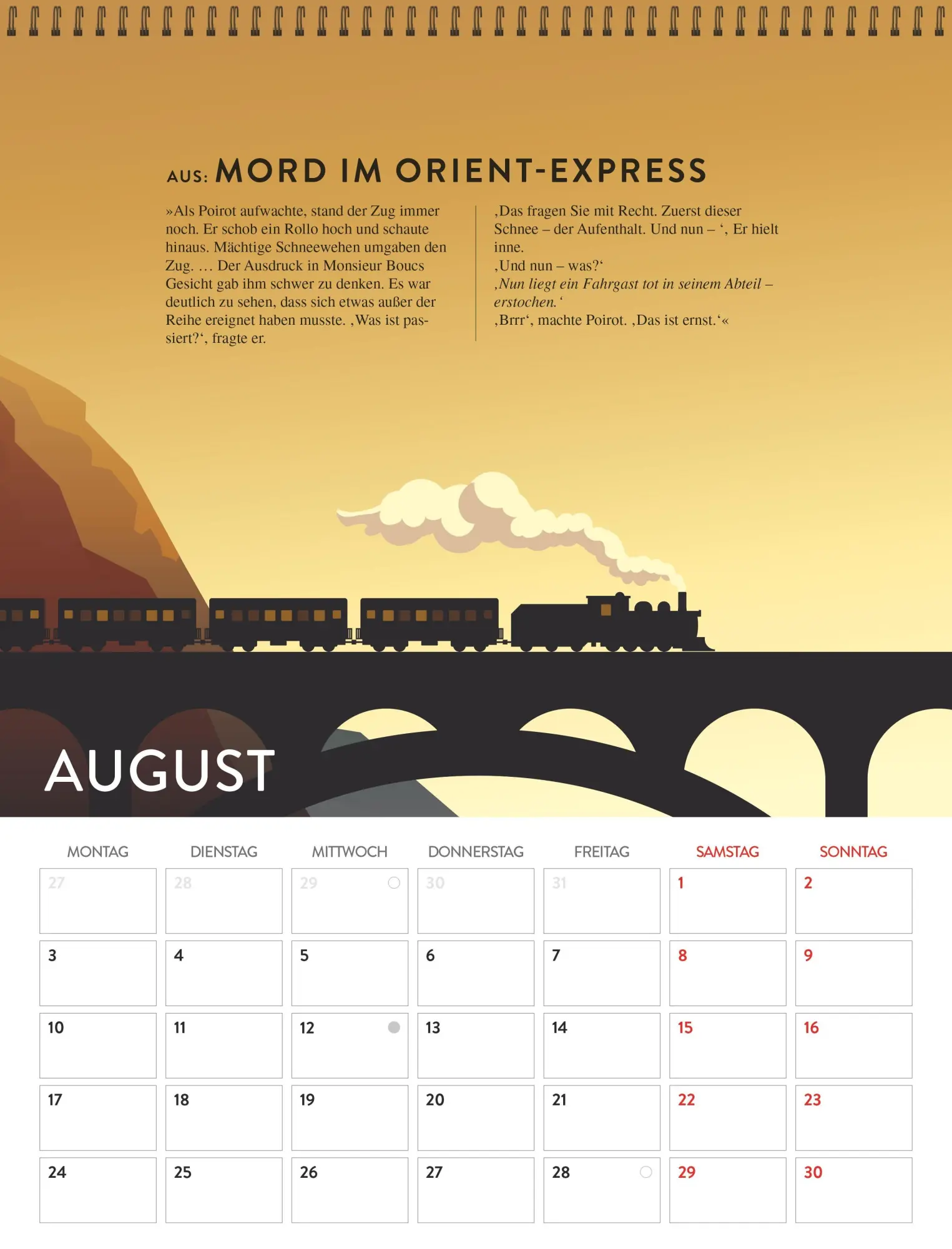 Bild: 9783455021905 | Agatha Christie Kalender 2027 | Agatha Christie | Kalender | 15 S.