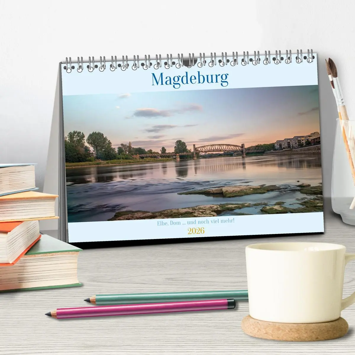 Bild: 9783457311905 | Magdeburg - Elbe, Dom ... und noch viel mehr! (Tischkalender 2026...