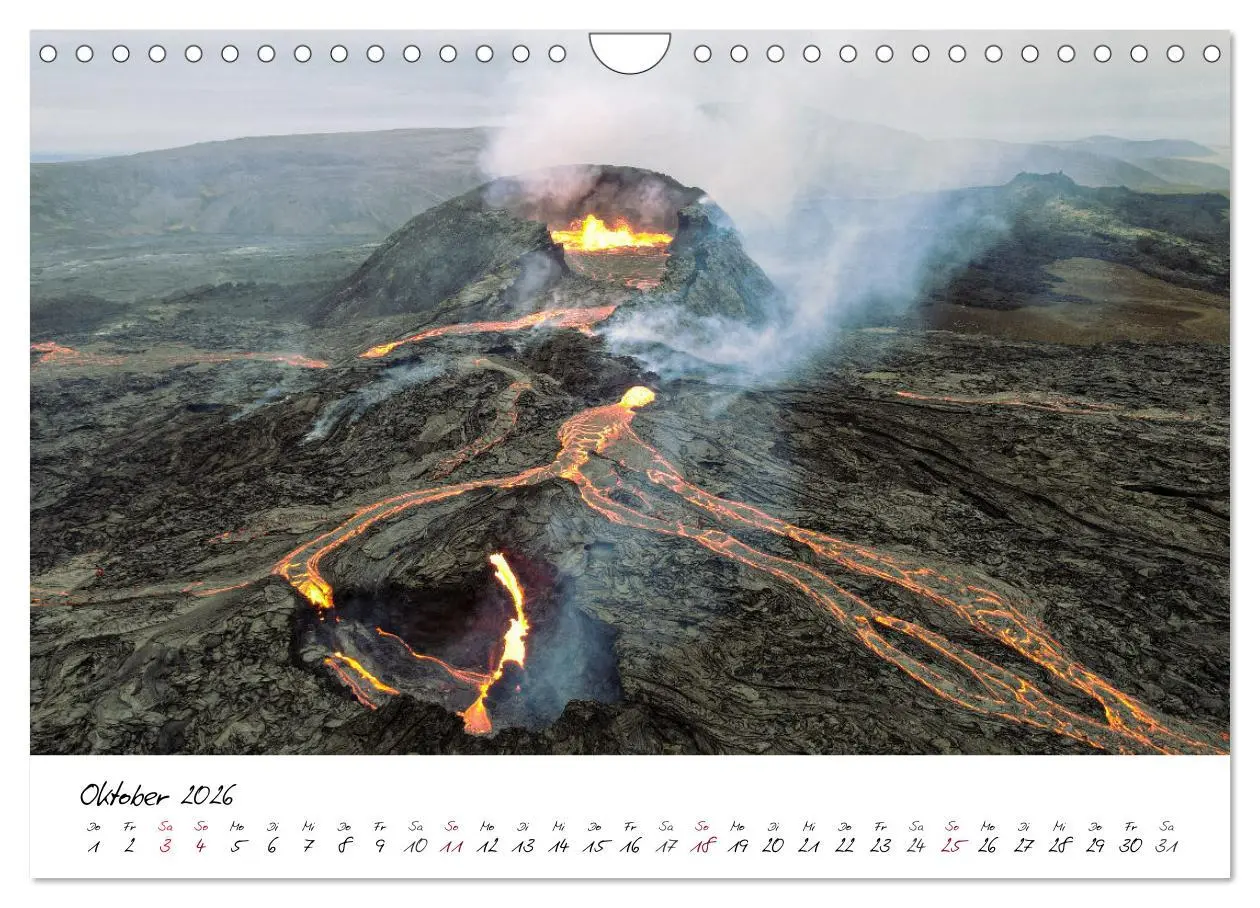 Bild: 9783457621905 | Das Vulkanische Erbe von Island (Wandkalender 2026 DIN A4 quer),...
