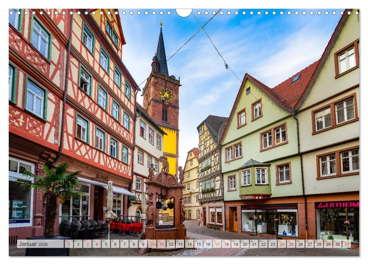 Bild: 9783457791905 | Wertheim Impressionen (Wandkalender 2026 DIN A3 quer), CALVENDO...