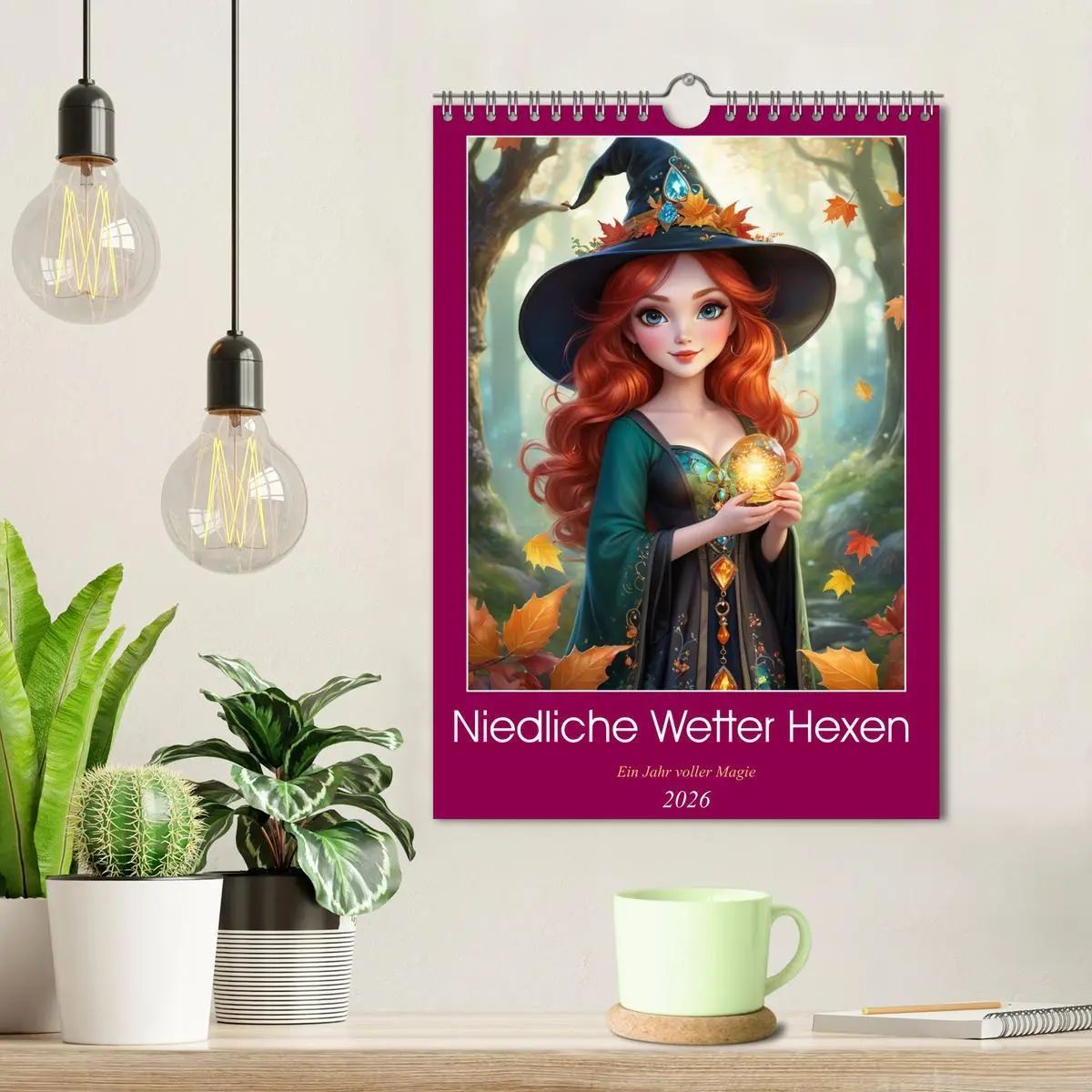 Bild: 9783516261905 | Niedliche Wetter Hexen (Wandkalender 2026 DIN A4 hoch), CALVENDO...