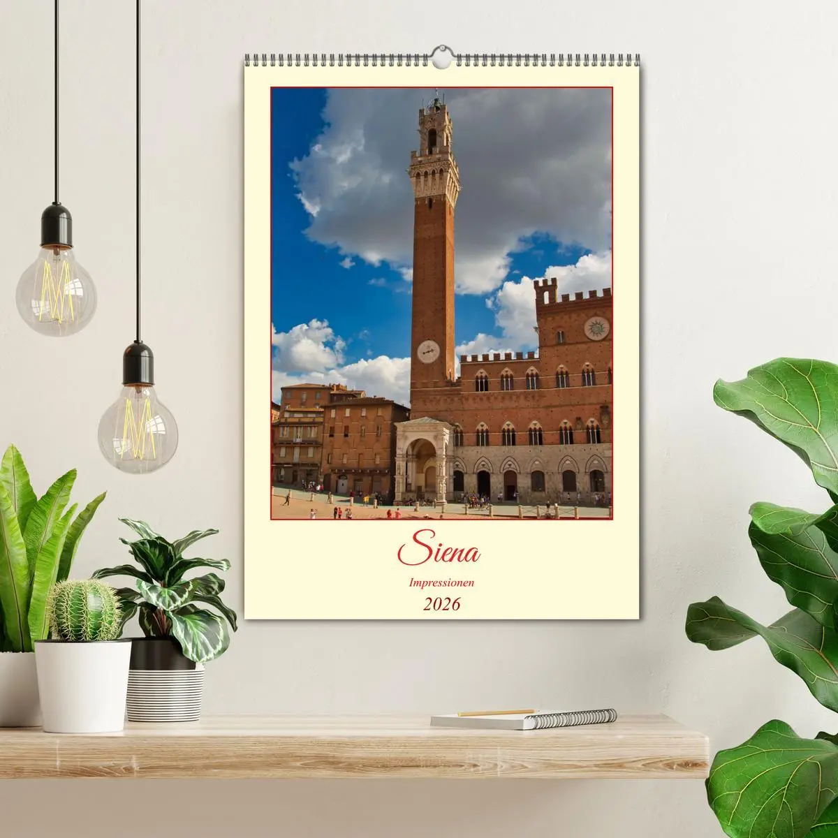 Bild: 9783516331905 | Siena - Impressionen (Wandkalender 2026 DIN A2 hoch), CALVENDO...