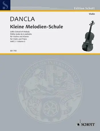 Cover: 9790001031905 | Kleine Melodien-Schule 3 Opus 123 | Charles Dancla | Buch | Deutsch