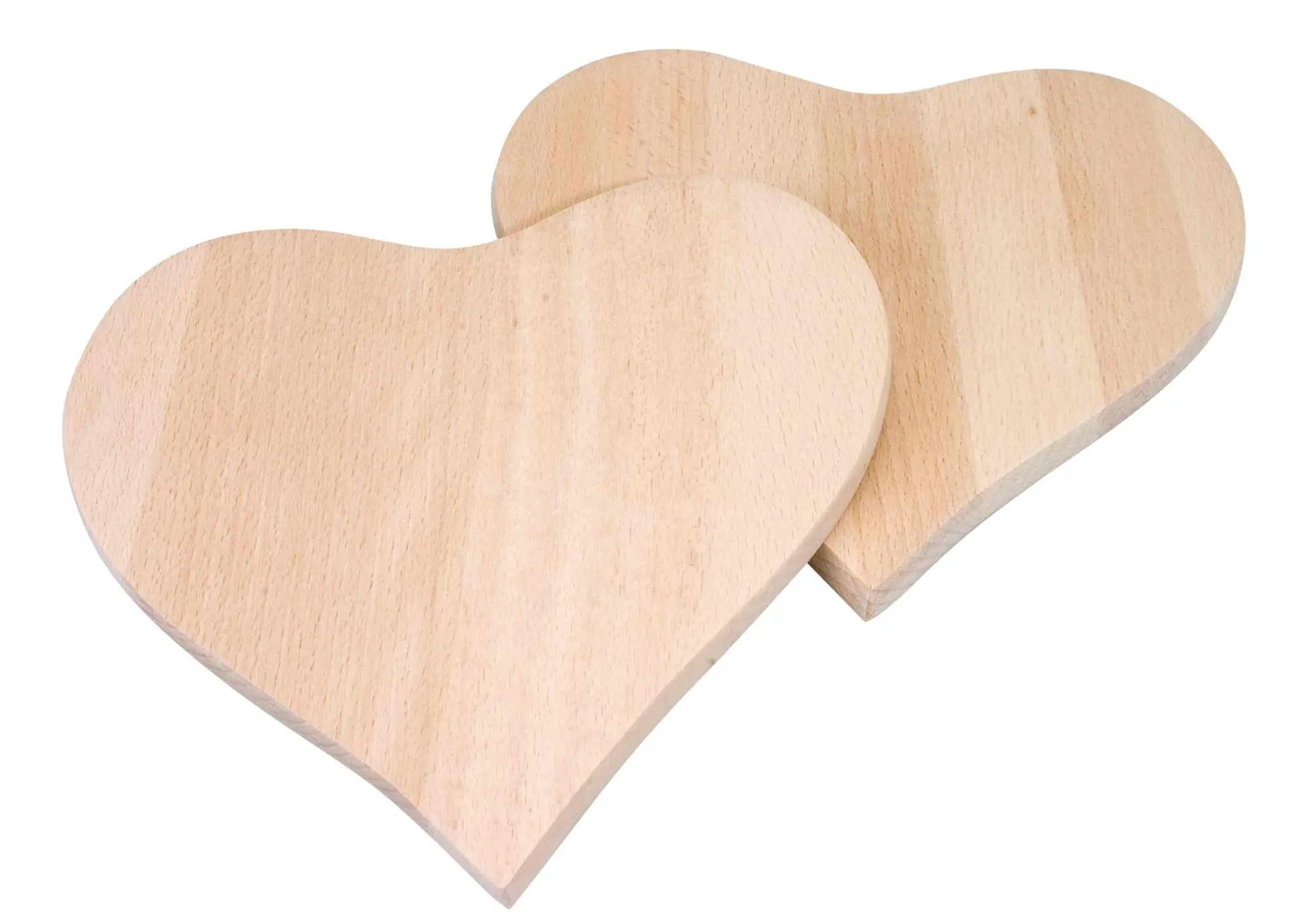 Cover: 4006094682005 | PEBARO FRUE2 - Frühstücksbrettchen Herz, Holz, Herzform, 2 Stück,...