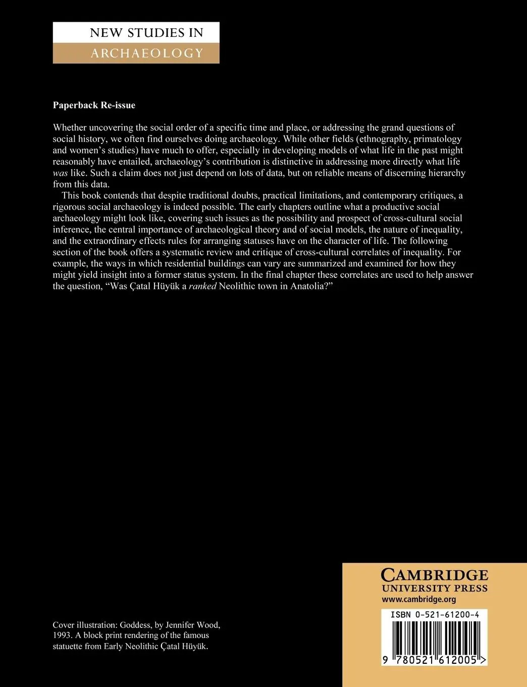 Rückseite: 9780521612005 | The Archaeology of Rank | Paul K. Wason | Taschenbuch | Englisch