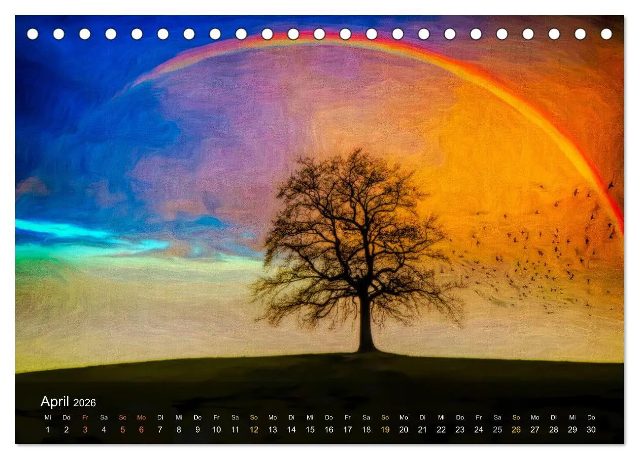 Bild: 9783457512005 | Das Schweigen der Bäume (Tischkalender 2026 DIN A5 quer), CALVENDO...