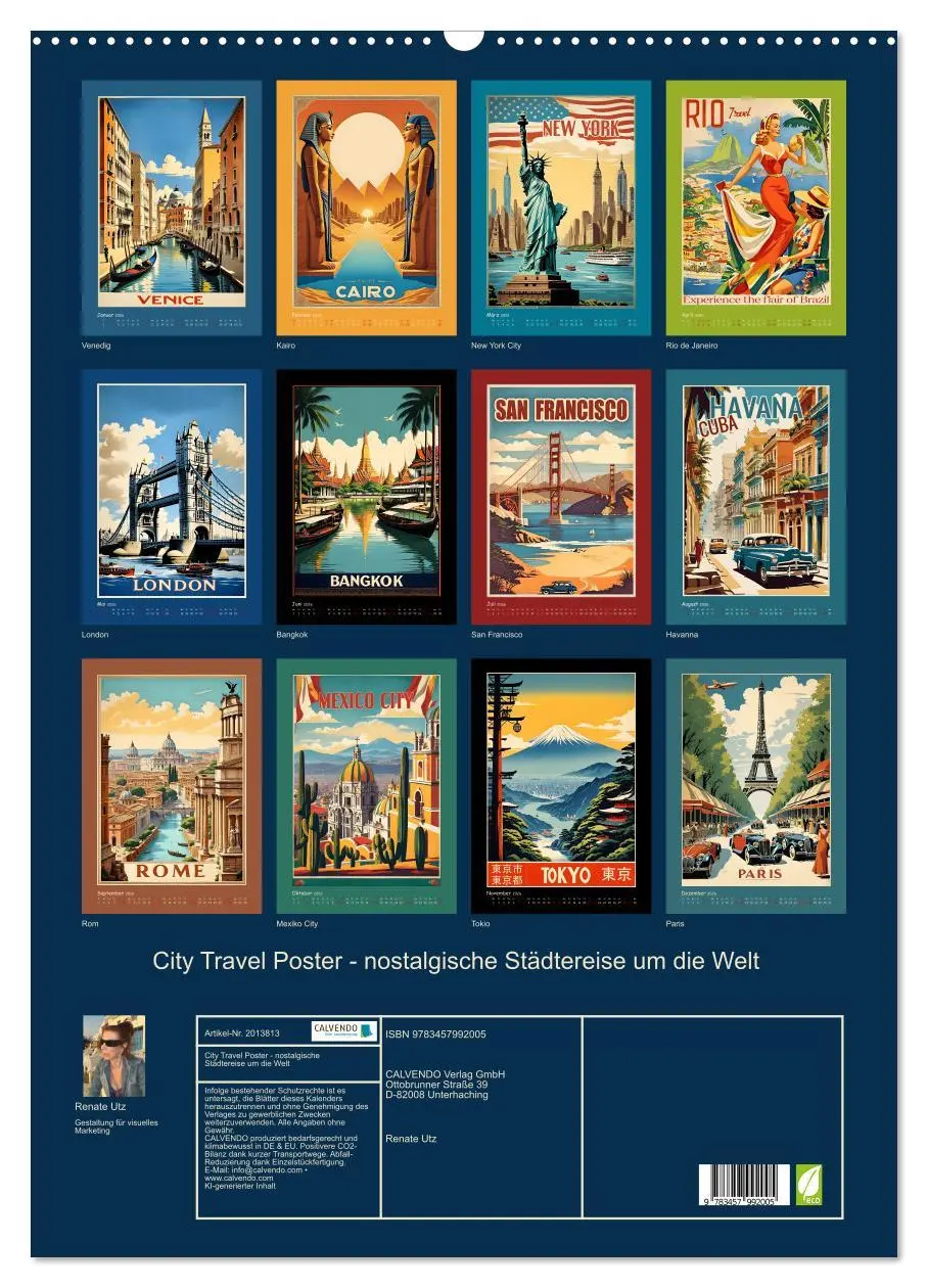 Bild: 9783457992005 | City Travel Poster - nostalgische Städtereise um die Welt...