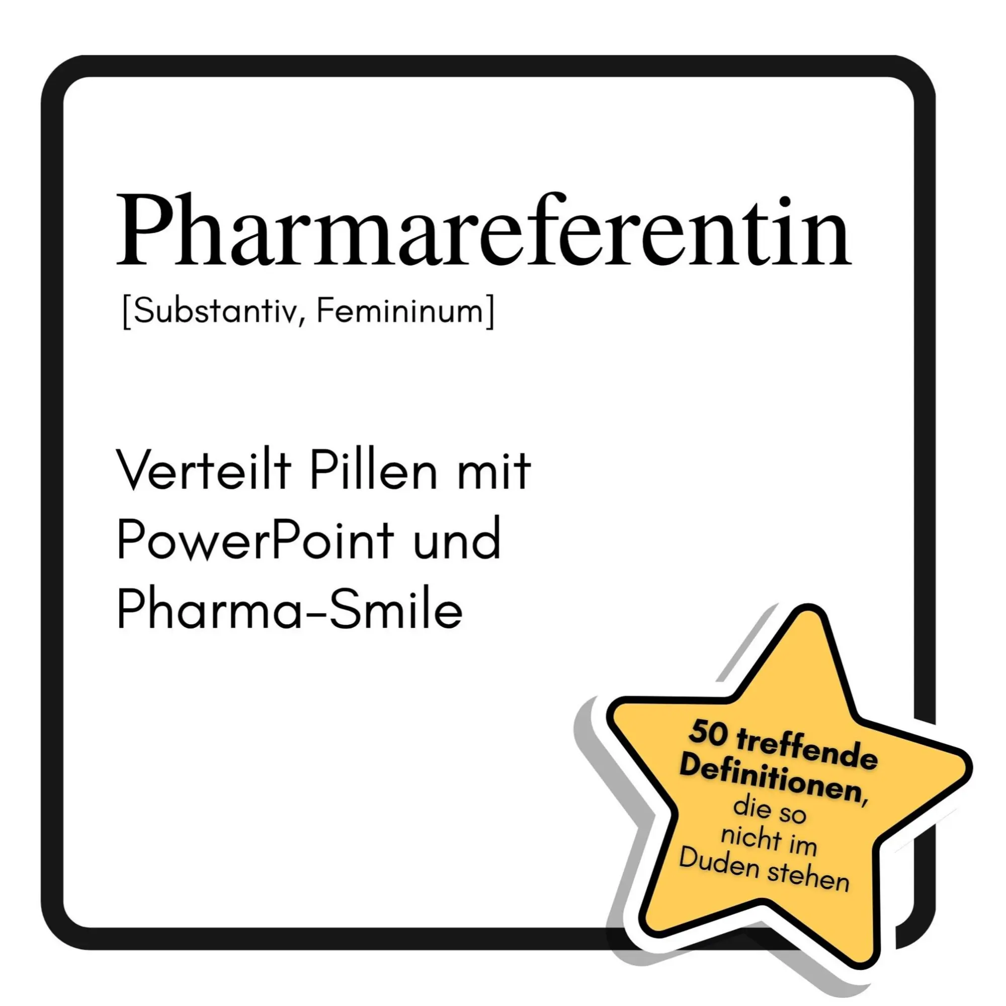 Cover: 9783759182005 | Pharmareferentin | Verteilt Pillen mit PowerPoint und Pharma-Smile