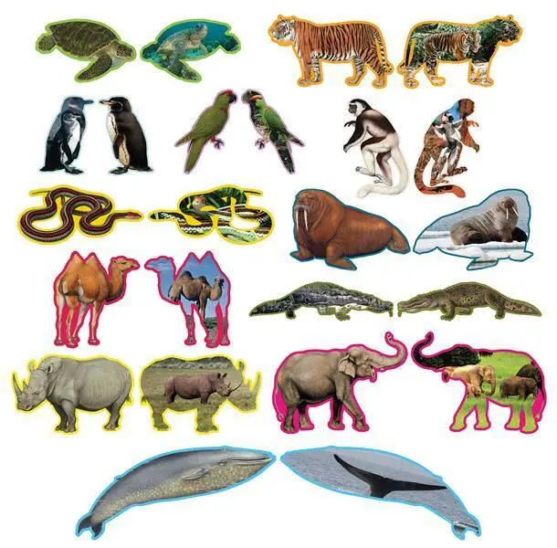 Bild: 4897049302105 | 12 Tierpuzzles (Puzzle) | Spiel | In Spielebox | 7230210 | Deutsch