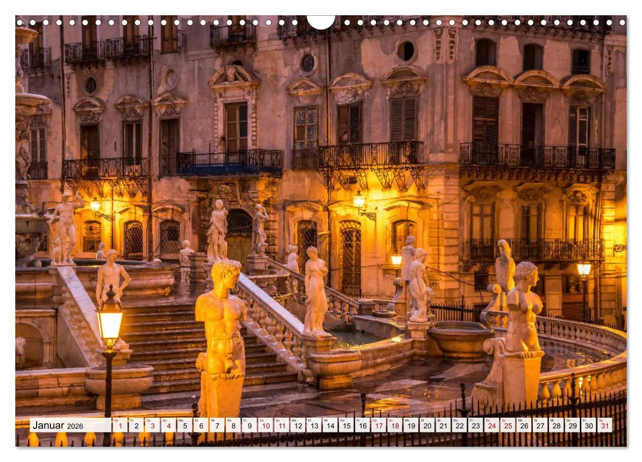 Bild: 9783457742105 | Sizilien - Palermo (Wandkalender 2026 DIN A3 quer), CALVENDO...