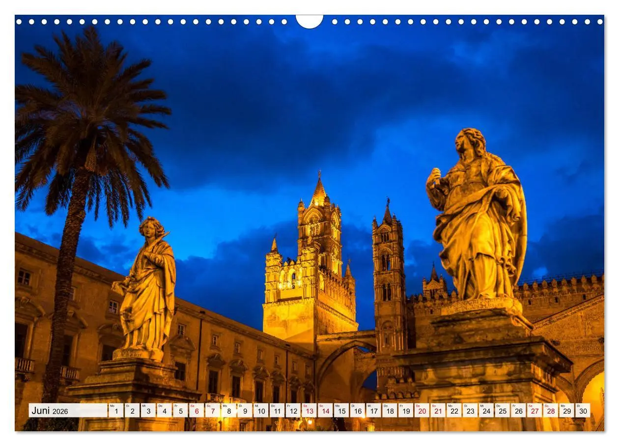 Bild: 9783457742105 | Sizilien - Palermo (Wandkalender 2026 DIN A3 quer), CALVENDO...