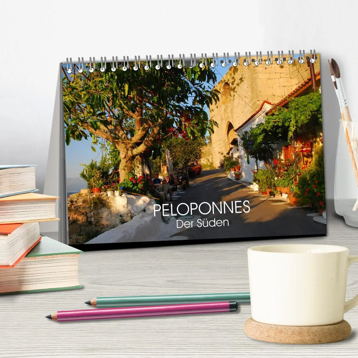 Bild: 9783457982105 | Peloponnes - Der Süden (Tischkalender 2026 DIN A5 quer), CALVENDO...