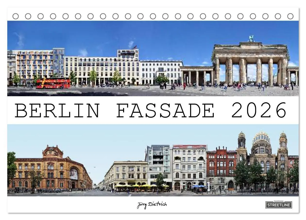 Cover: 9783516212105 | Berlin Fassade (Tischkalender 2026 DIN A5 quer), CALVENDO...