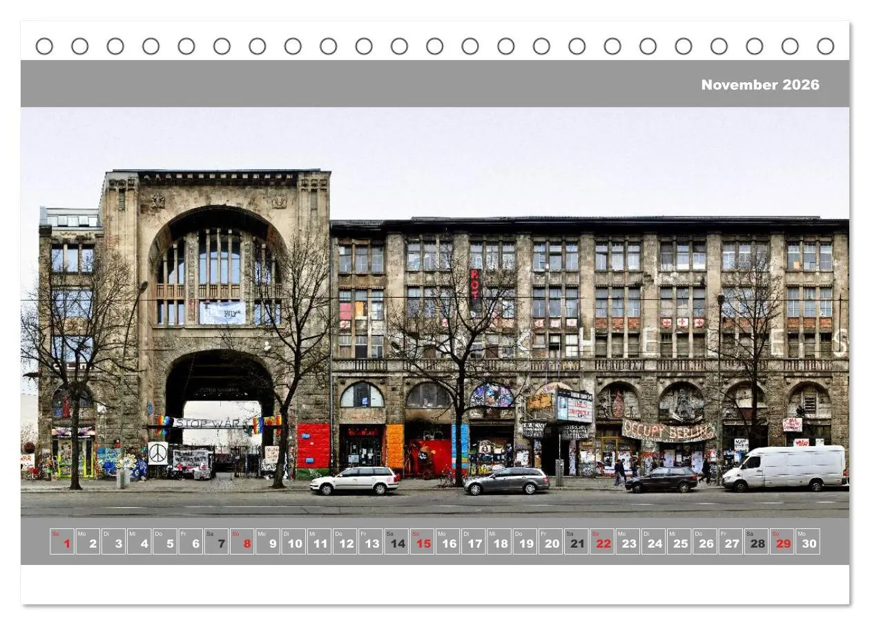 Bild: 9783516212105 | Berlin Fassade (Tischkalender 2026 DIN A5 quer), CALVENDO...