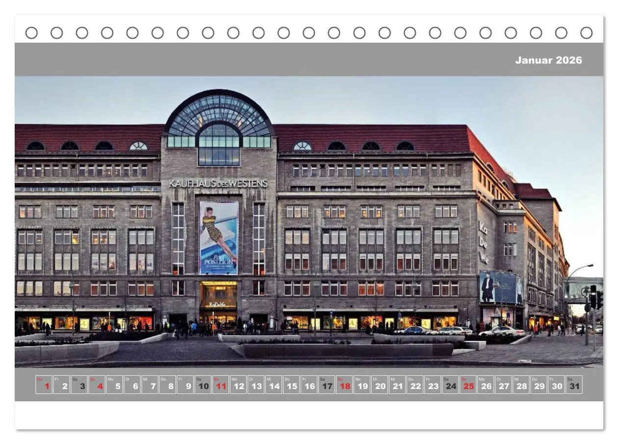 Bild: 9783516212105 | Berlin Fassade (Tischkalender 2026 DIN A5 quer), CALVENDO...