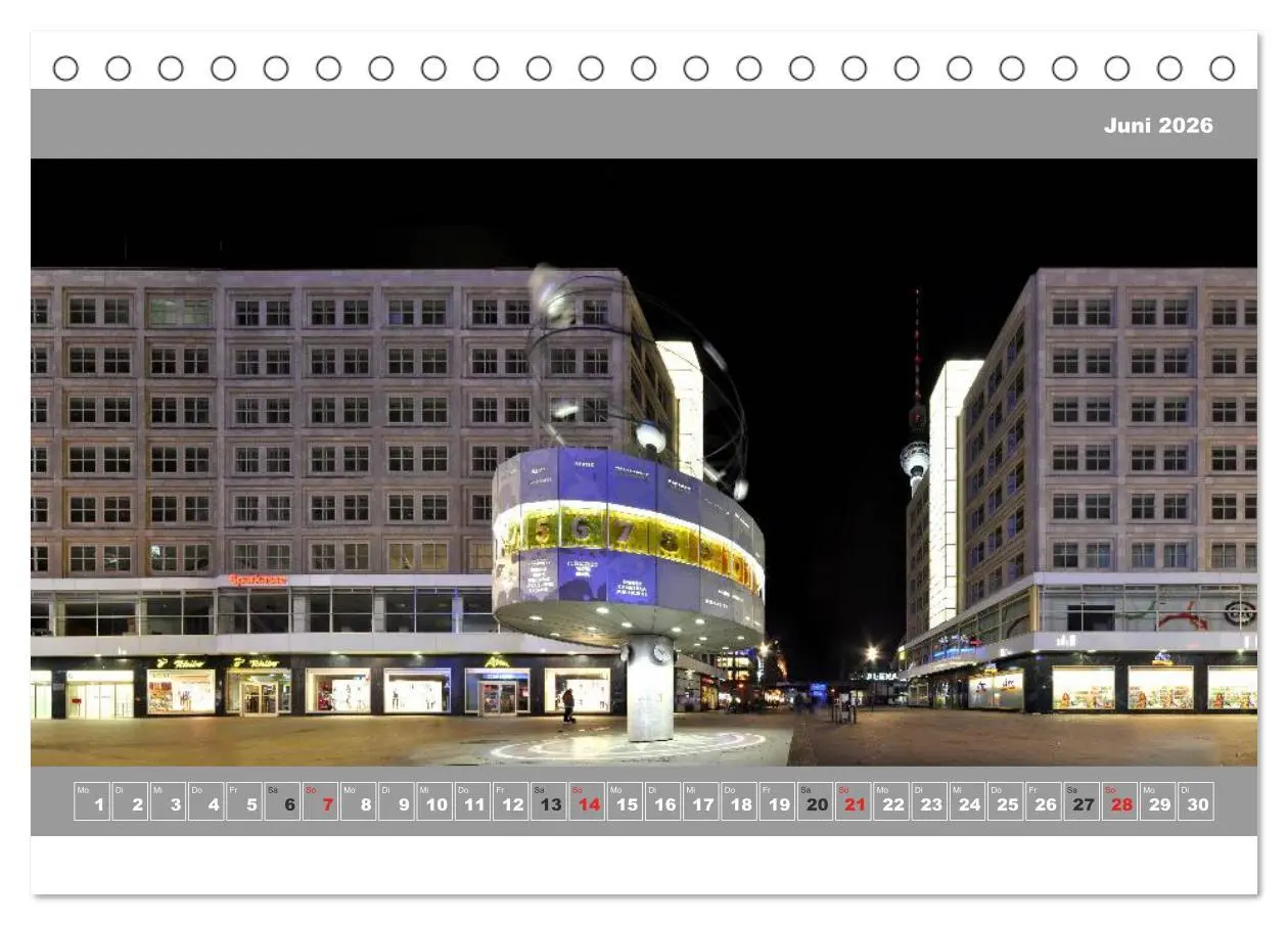 Bild: 9783516212105 | Berlin Fassade (Tischkalender 2026 DIN A5 quer), CALVENDO...