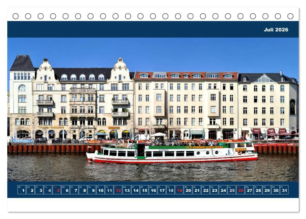 Bild: 9783516212105 | Berlin Fassade (Tischkalender 2026 DIN A5 quer), CALVENDO...