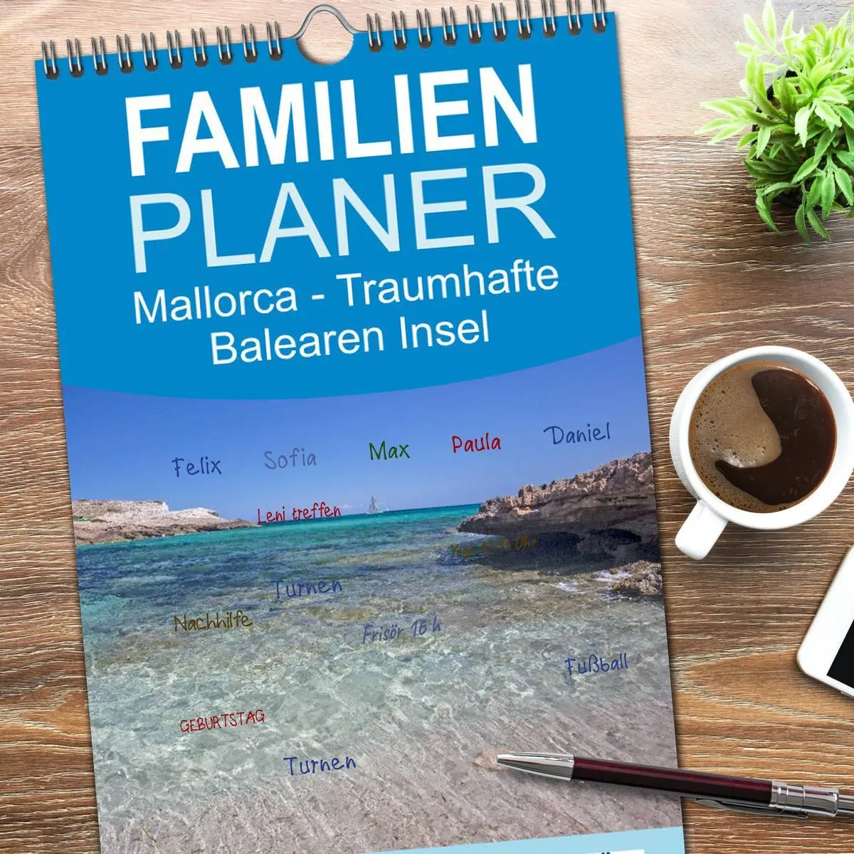 Bild: 9783516522105 | Familienplaner 2026 - Mallorca - Traumhafte Balearen Insel mit 5...