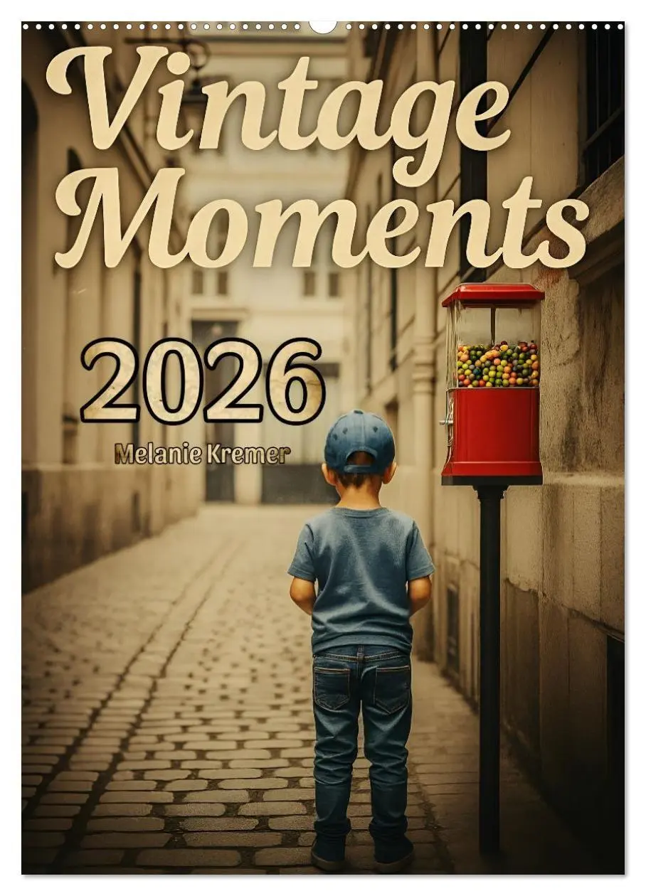 Cover: 9783516692105 | Vintage Moments - Klassiker für jeden Monat (Wandkalender 2026 DIN...