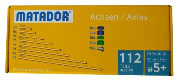 Cover: 9007102112205 | MATADOR 11220 - Explorer Achsen-Set, 112 Teile,...
