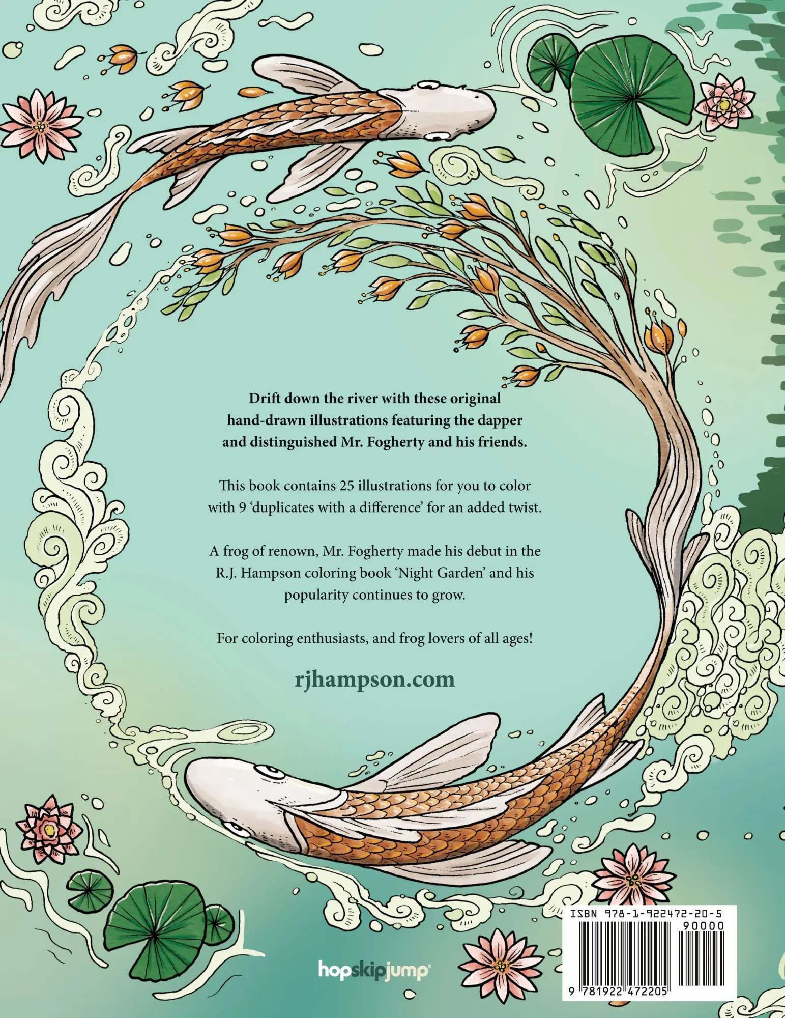 Rückseite: 9781922472205 | A Frog's Tale | A Mr. Fogherty Coloring Book | R. J. Hampson | Buch