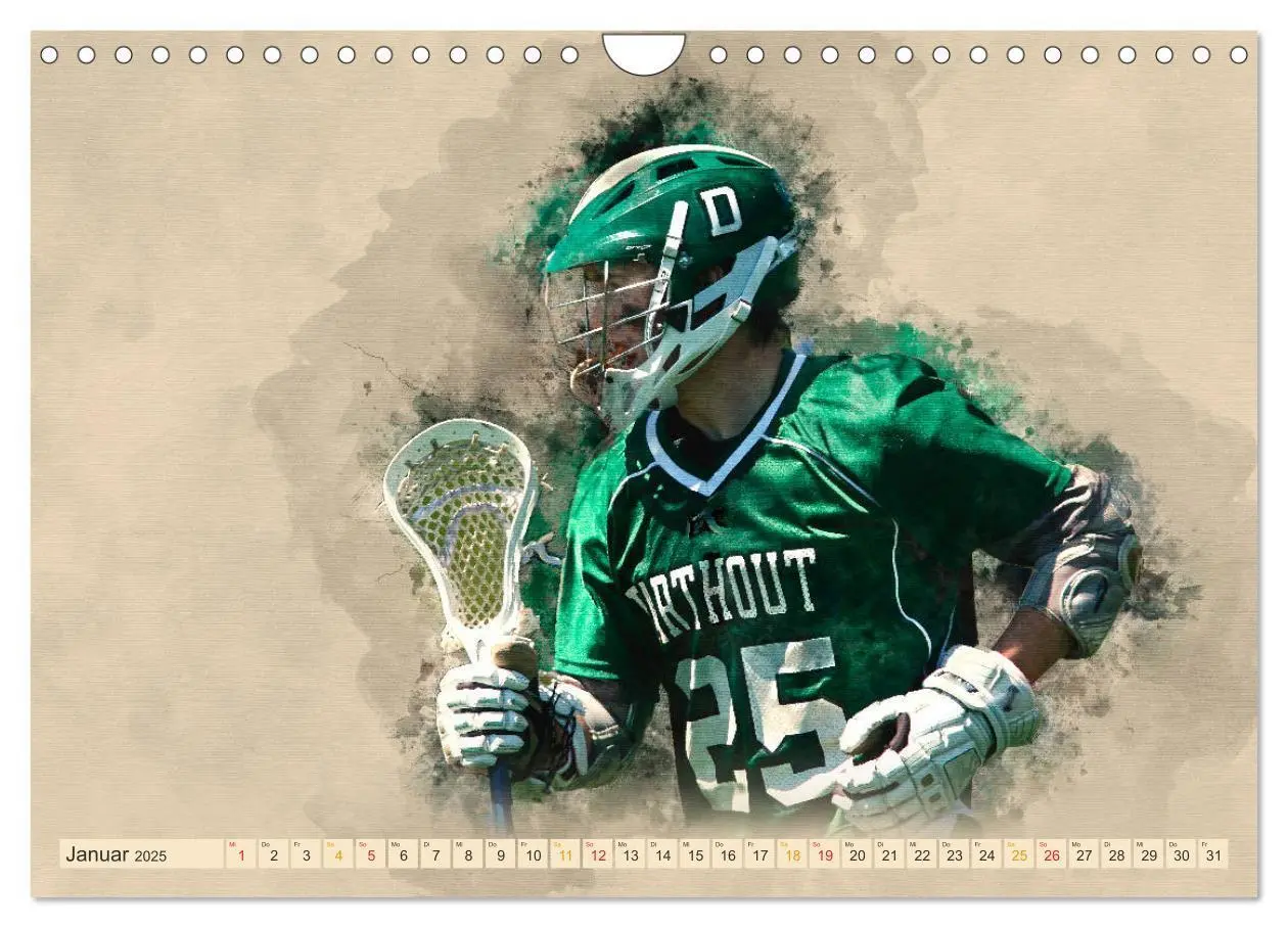 Bild: 9783435402205 | Ich liebe Lacrosse (Wandkalender 2025 DIN A4 quer), CALVENDO...
