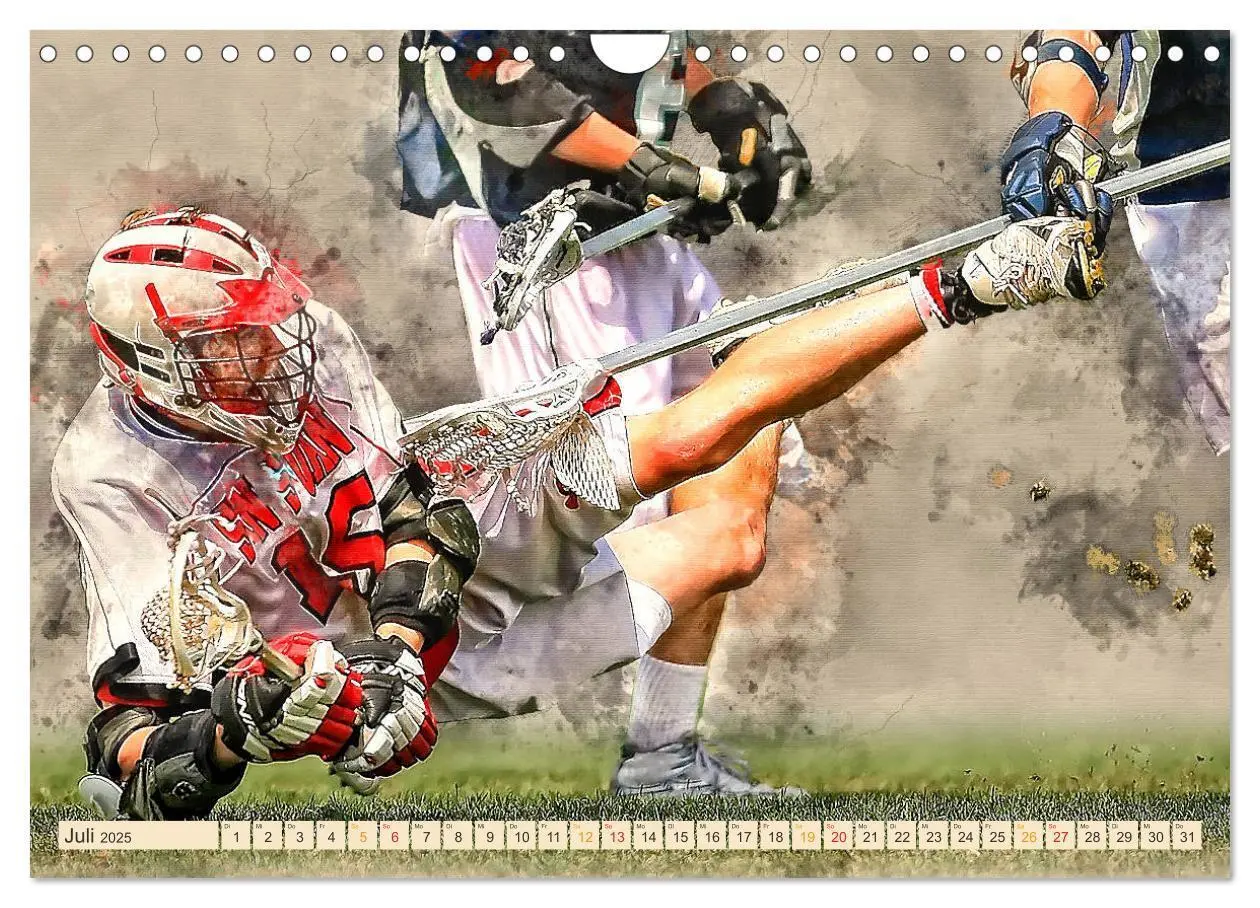 Bild: 9783435402205 | Ich liebe Lacrosse (Wandkalender 2025 DIN A4 quer), CALVENDO...
